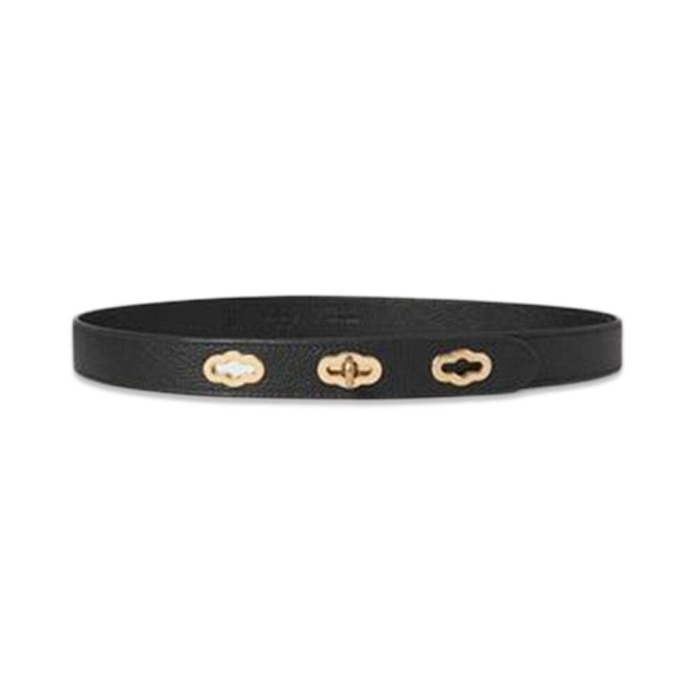 Mulberry Bryn Belt, M, dark green